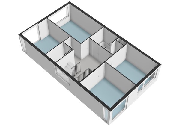 Floorplan - Brugwacht 122, 2353 DP Leiderdorp